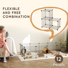 Pet Playpen, DIY Cage House for Small Animals, Guinea Pigs, Hedgehogs Small - view 3