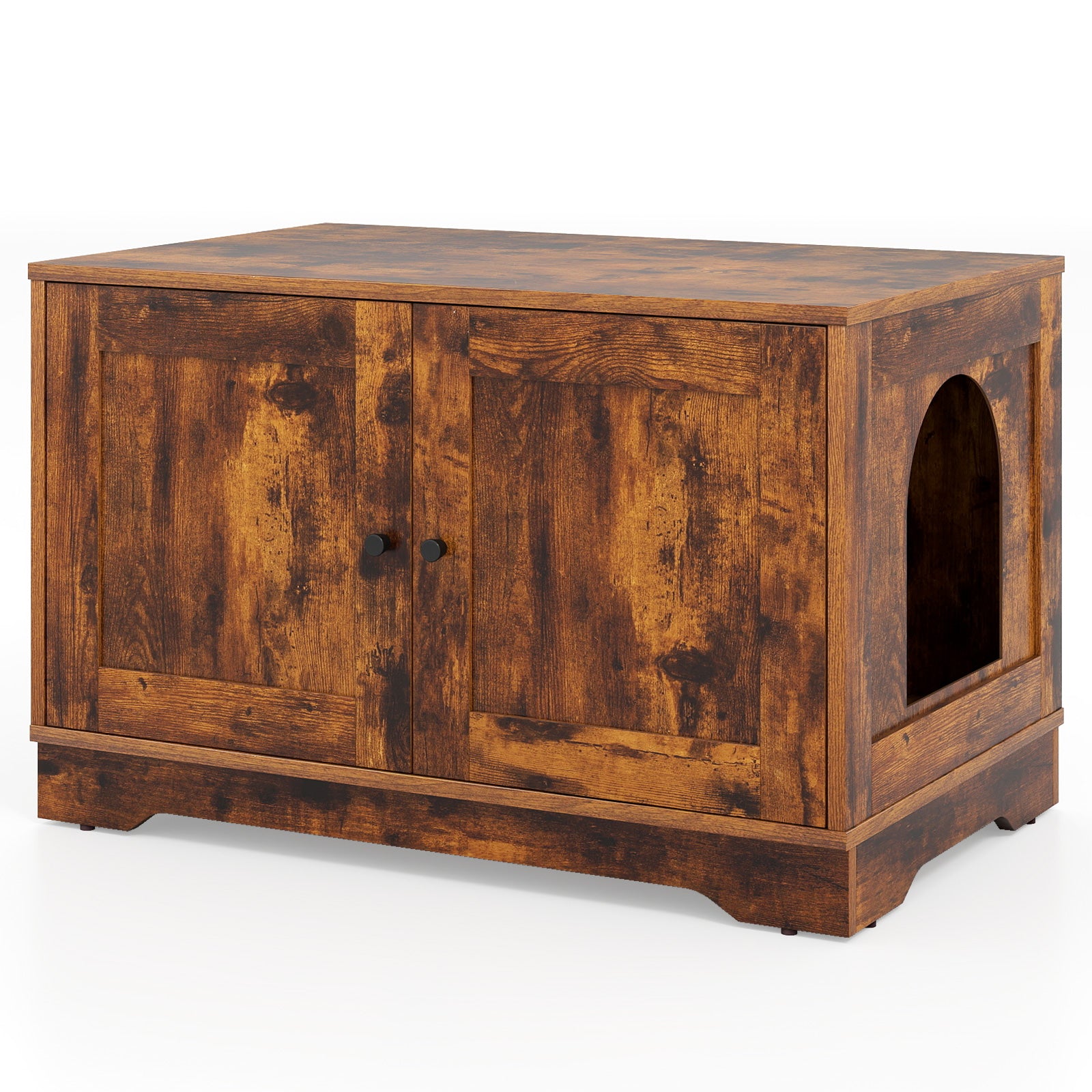 Cat Litter Box Enclosure Furniture Indoor Wooden Cat House End Side Table - view 8