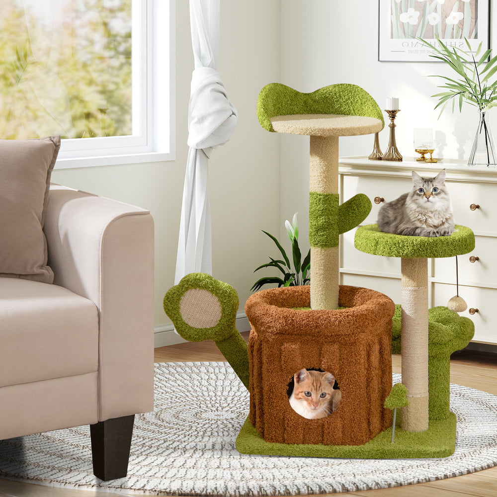 Cute Cat Tree Indoor Pet Jungle Activity Center - view 3