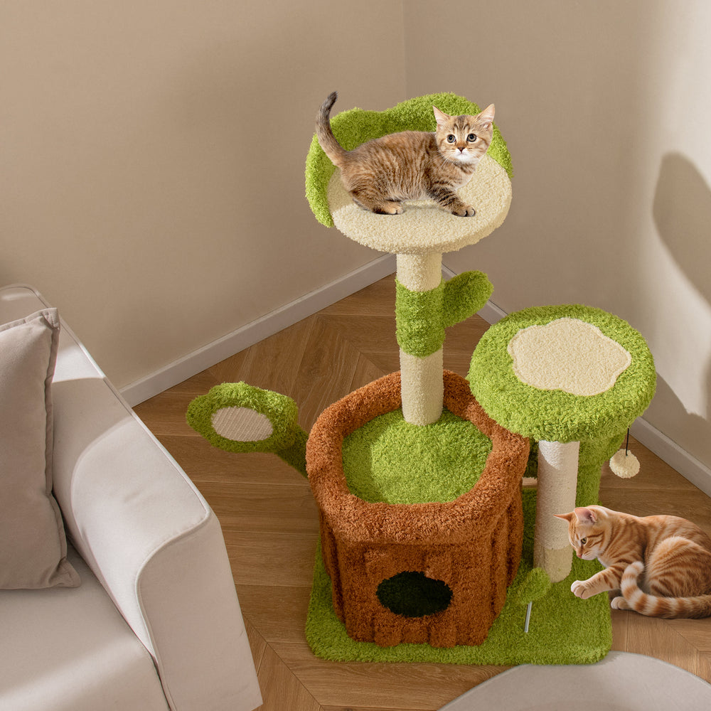 Cute Cat Tree Indoor Pet Jungle Activity Center - view 5