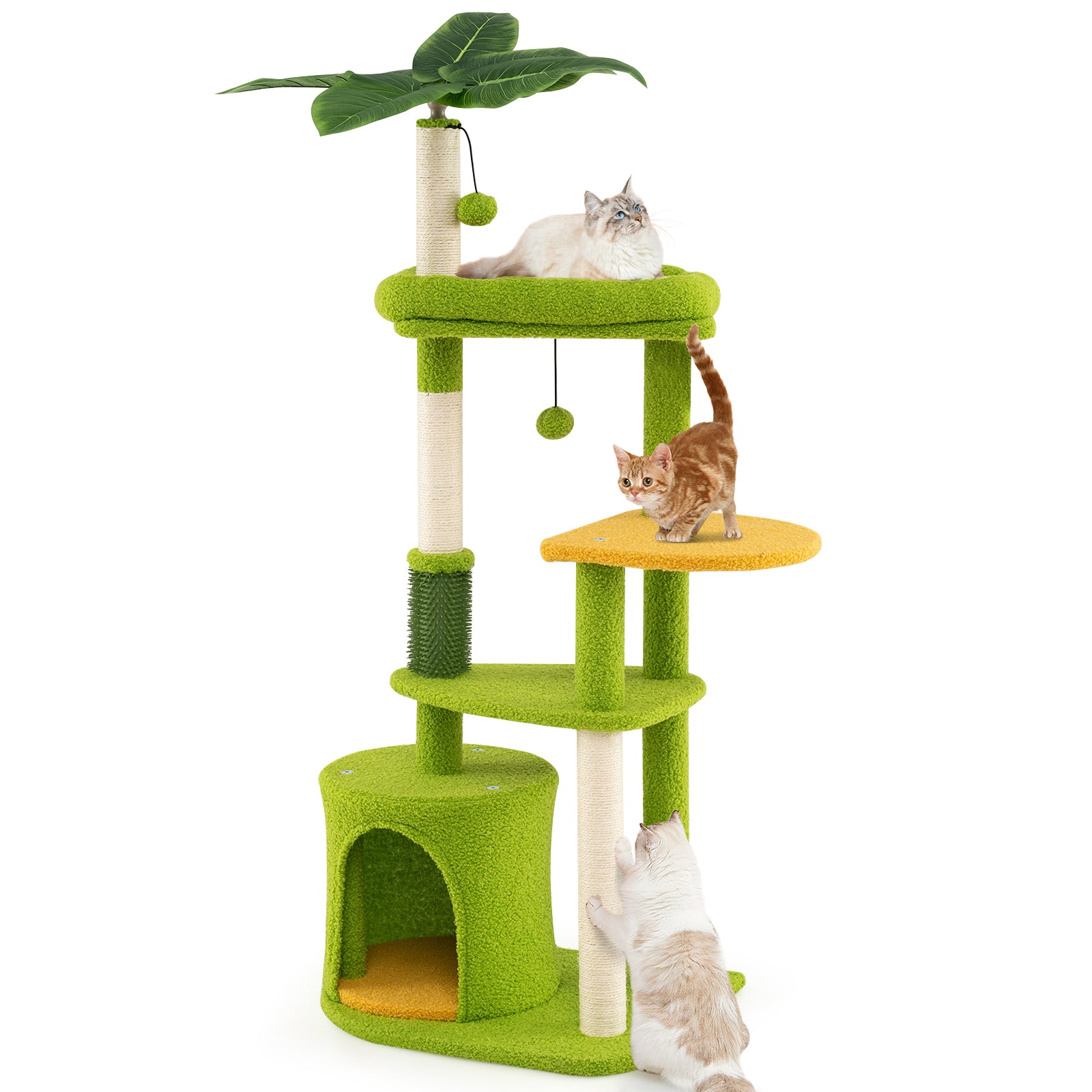 Cute Cat Tree for Adult Cats Multi-level Kitty Tower - view 3
