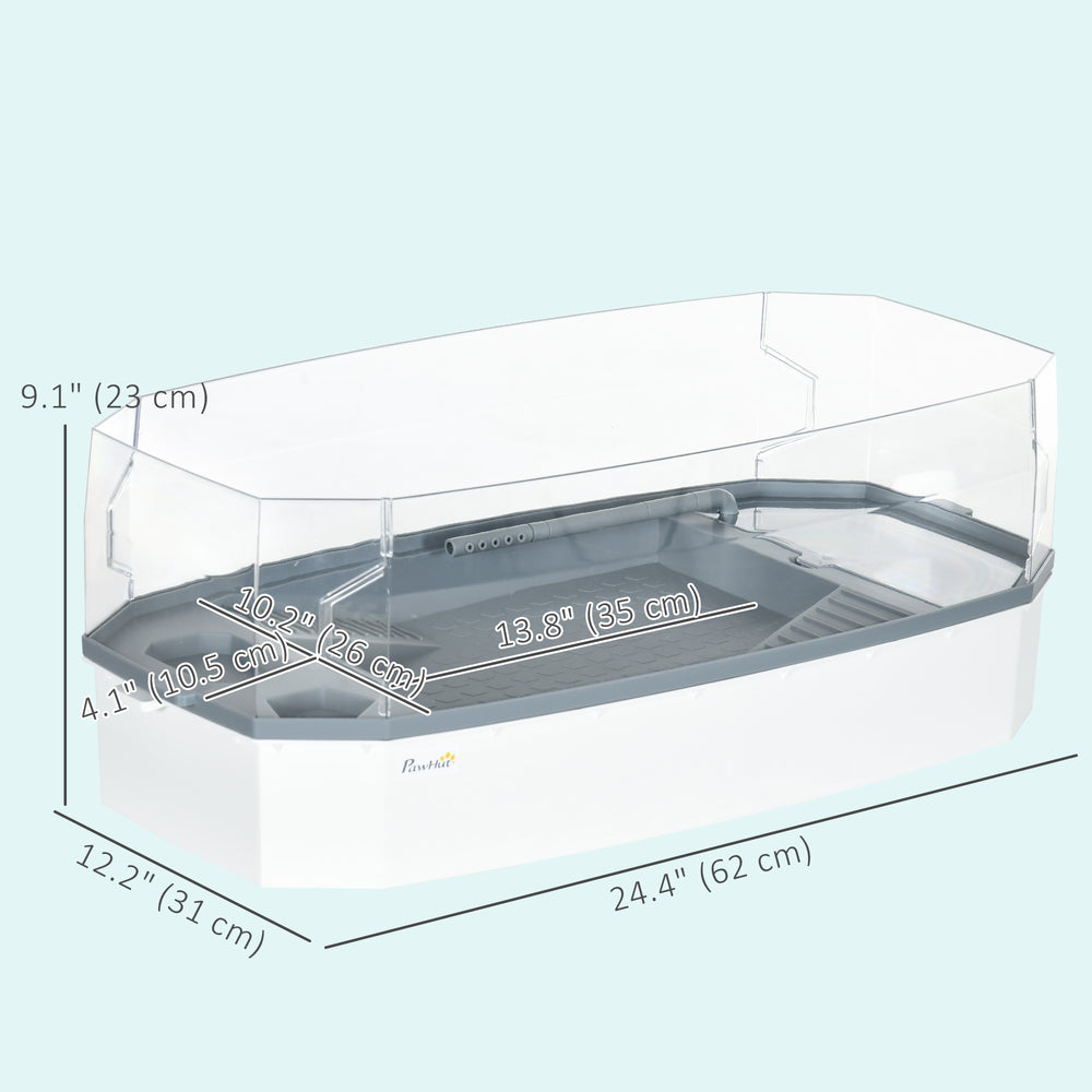 Turtle Tank Kit, Turtle Aquarium with Basking Platform, Water Pump, Filter - view 2