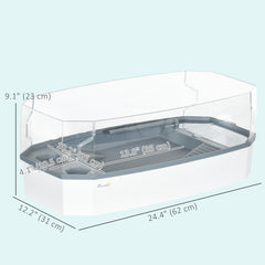 Turtle Tank Kit, Turtle Aquarium with Basking Platform, Water Pump, Filter - view 2