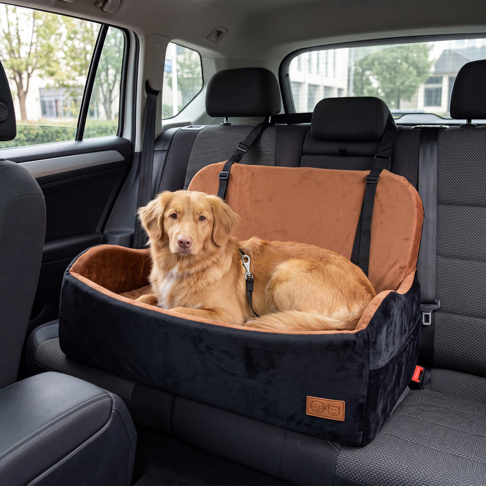 Dog Car Seat Foam Dog Booster Seat for Medium and Large Dogs Pet Supplies - view 2