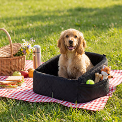 Dog Car Seat for Small and Medium Pets Soft Travel Dog Booster Seat with Safety - view 3