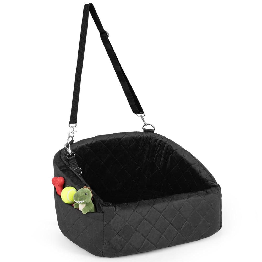 Dog Car Seat for Small and Medium Pets Soft Travel Dog Booster Seat with Safety - view 5