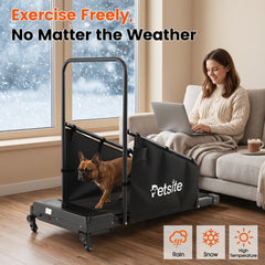 Dog Treadmill with Remote Control and LCD Display for Small Medium Dogs Dog - view 3