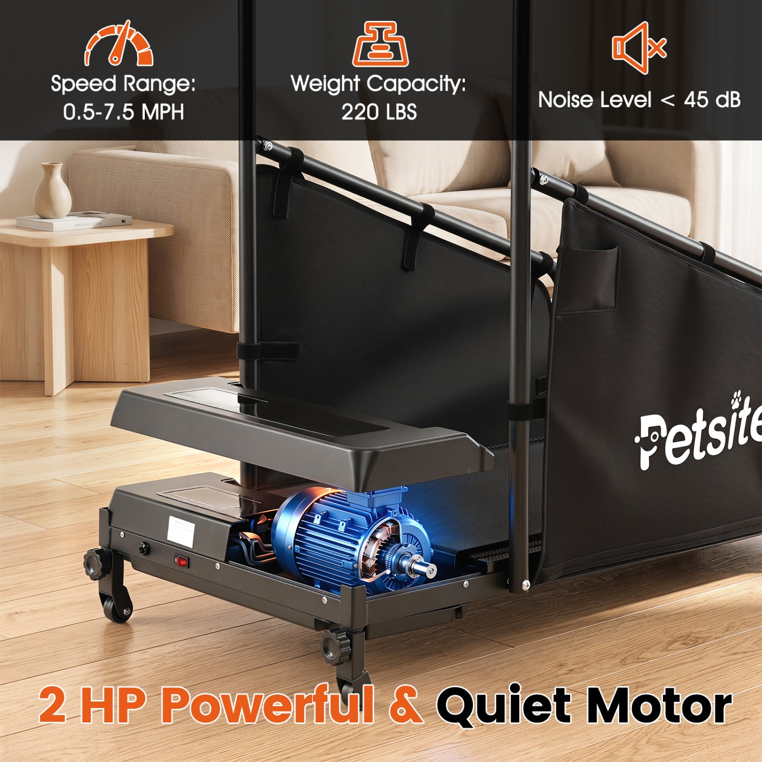 Dog Treadmill with Remote Control and LCD Display for Small Medium Dogs Dog - view 6