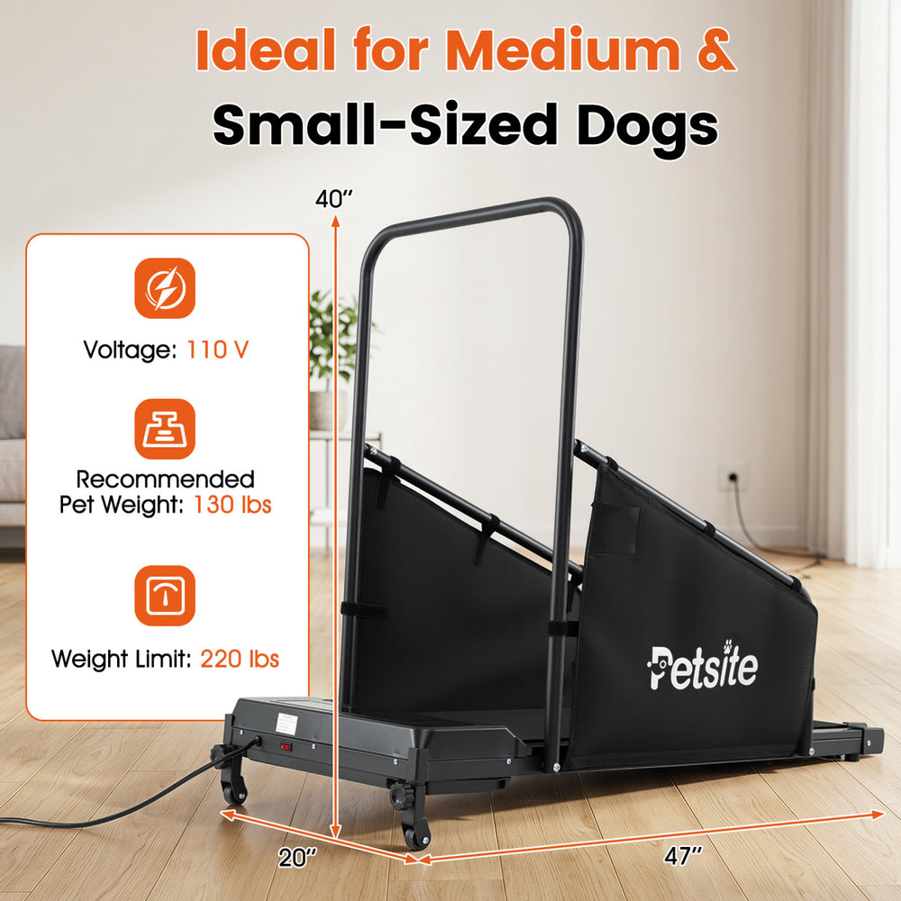 Dog Treadmill with Remote Control and LCD Display for Small Medium Dogs Dog - view 2