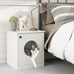 Modern Cat Litter Box Enclosure for Small to Large Cats Cat House - view 2