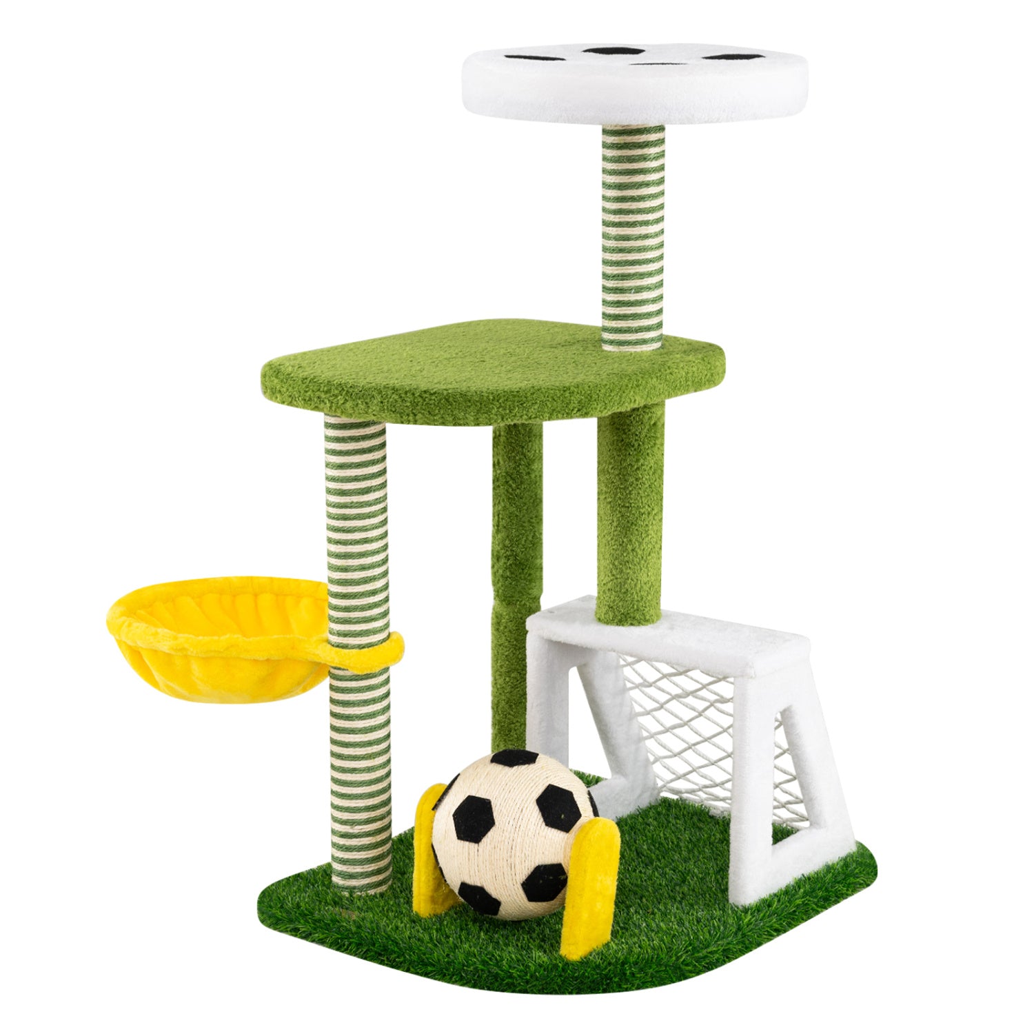 Modern Cat Tree for Indoor Kittens Multi-level Cat Tower with Perches - view 4