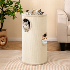 Multi-level Cat House with Sisal Scratching Pad - view 2