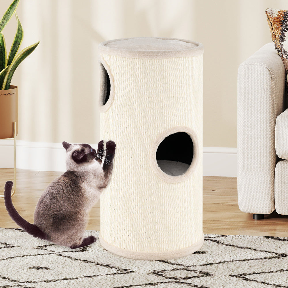 Multi-level Cat House with Sisal Scratching Pad - view 3