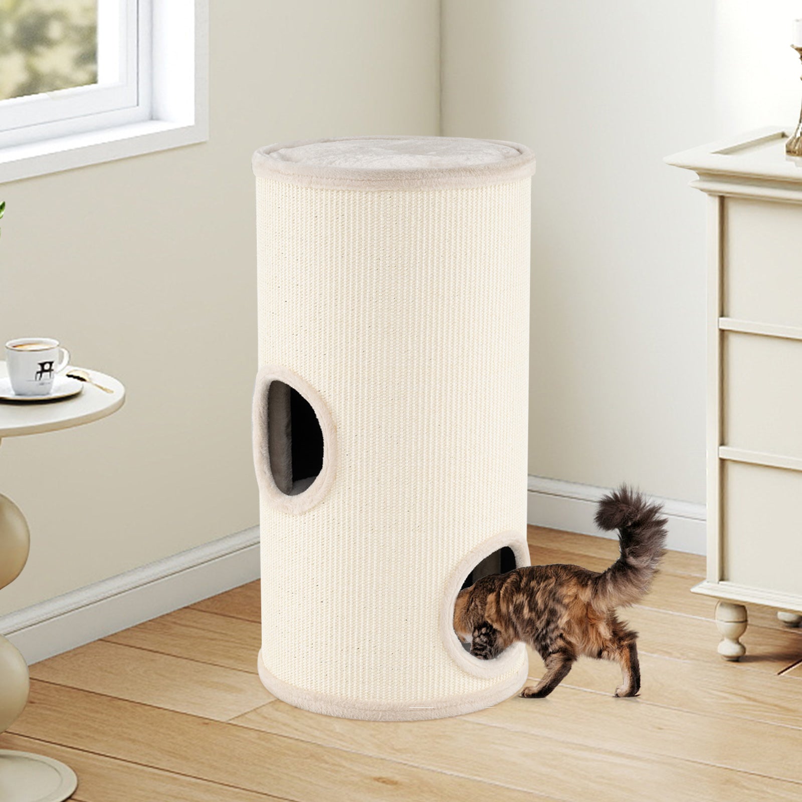 Multi-level Cat House with Sisal Scratching Pad - view 6