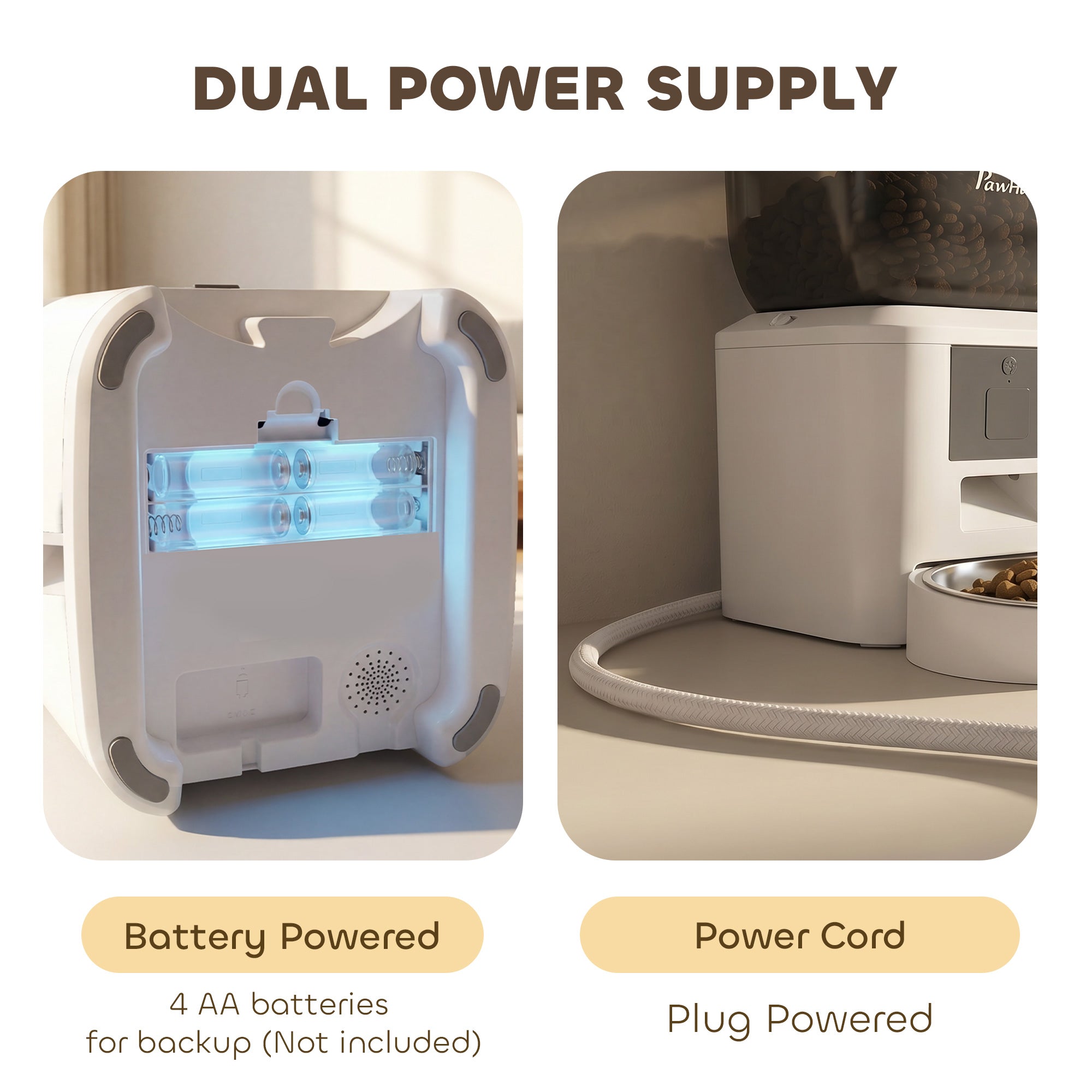 Automatic Cat Feeder, 2.4G WiFi, Smart APP Control 8L Pet Feeder Dispenser 1-10 - view 6