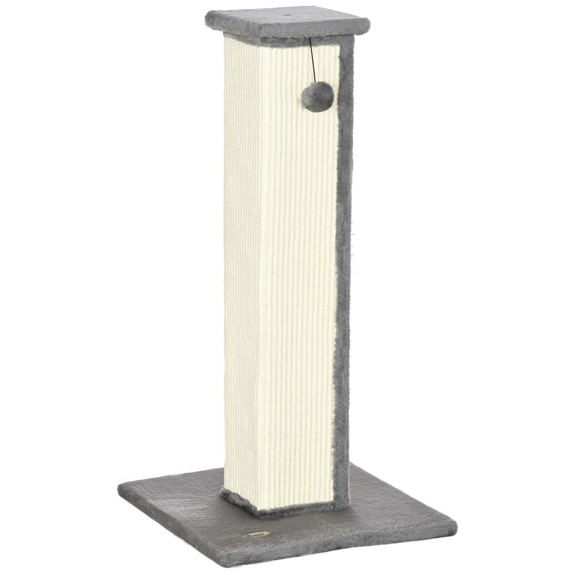 32" Tall Cat Scratching Post for Indoor Cats and Kittens, Sisal Cat Scratcher