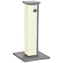 32" Tall Cat Scratching Post for Indoor Cats and Kittens, Sisal Cat Scratcher