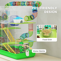 18.5" Hamster Cage, 5 Tiers Small Animal House with Tunnel Tube System - view 4