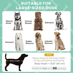 Raised Dog Bed Cooling Dog Cot w/ Canopy Washable Breathable Mesh, for Large - view 3