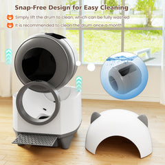 Self-Cleaning Litter Box for Multi-Cat & Senior Cats Home Cat Furniture - view 4