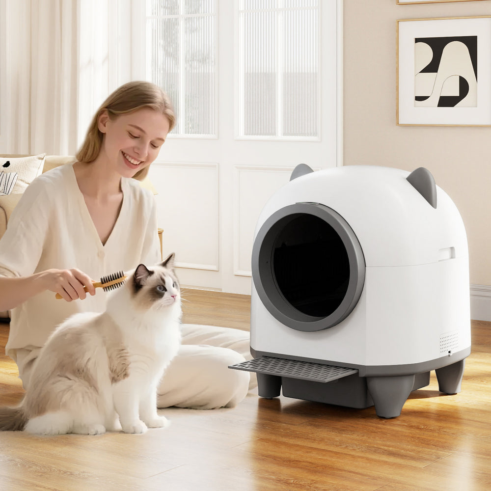 Self-Cleaning Litter Box for Multi-Cat & Senior Cats Home Cat Furniture - view 2