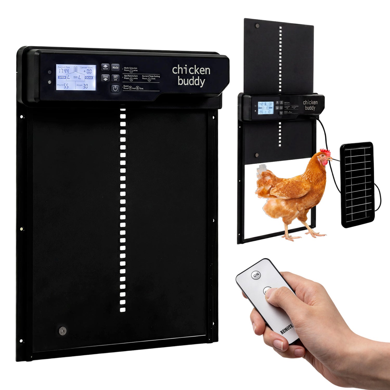 Solar Powered Automatic Chicken Coop Door - view 3