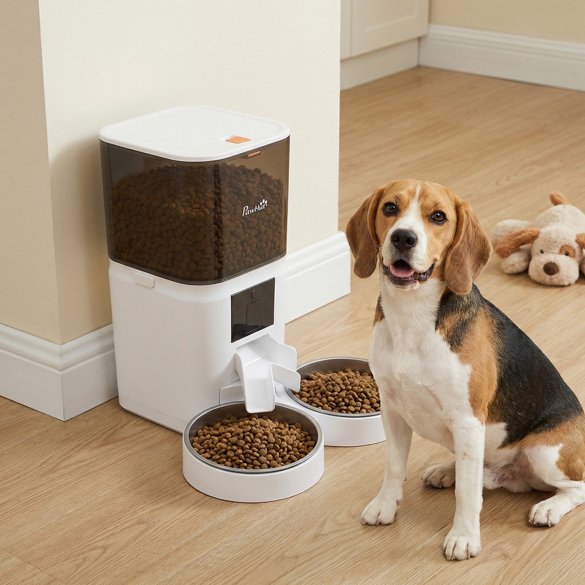 Automatic Cat Feeder for 2 Cats, 2.4G WiFi Pet Food Dispenser 6L APP Control - view 7