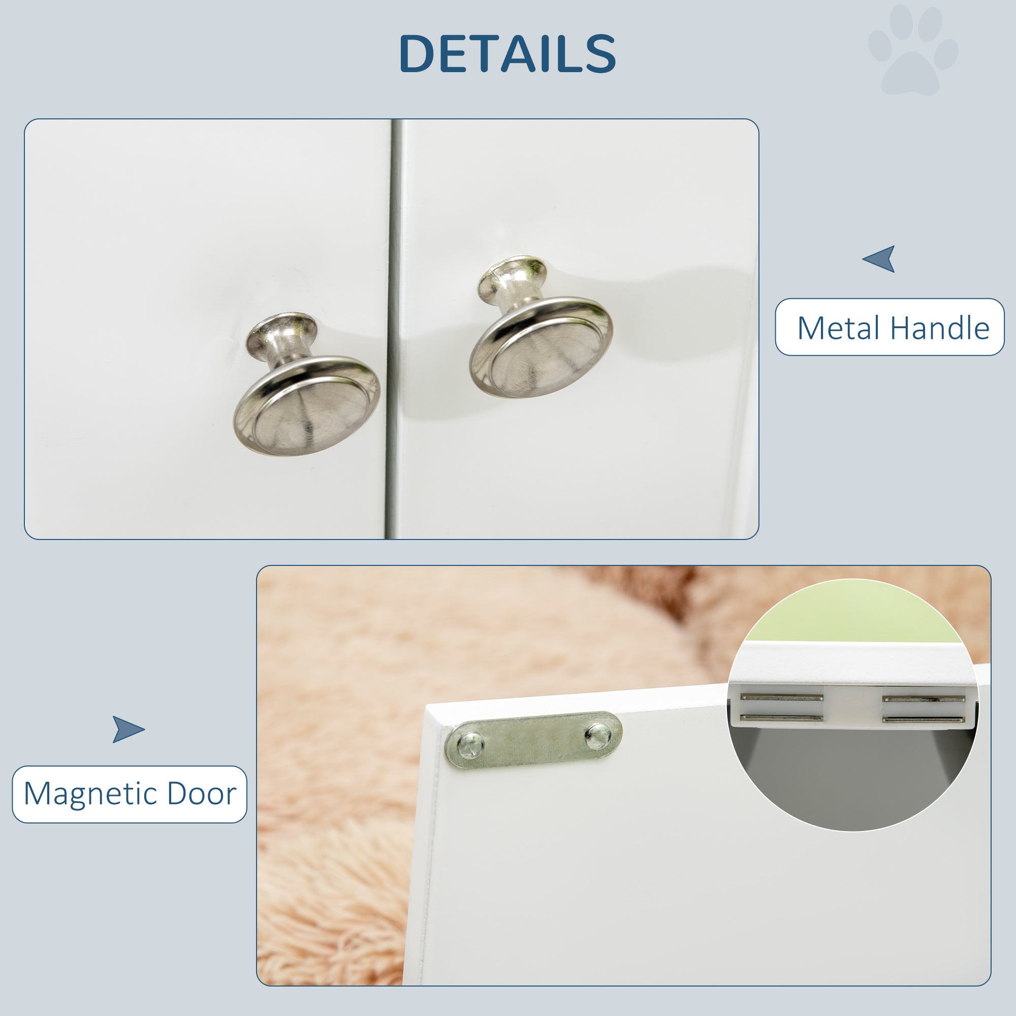 Elevated Dog Bowls for Large Dogs Pet Feeding Station with Stand, Storage, 2 - view 5