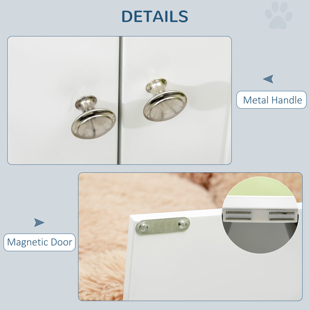 Elevated Dog Bowls for Large Dogs Pet Feeding Station with Stand, Storage, 2 - view 5