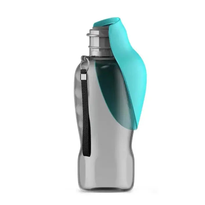 Portable Dog Water Bottle 800 ml with Foldable Cup | Leak-Proof Travel Hydration