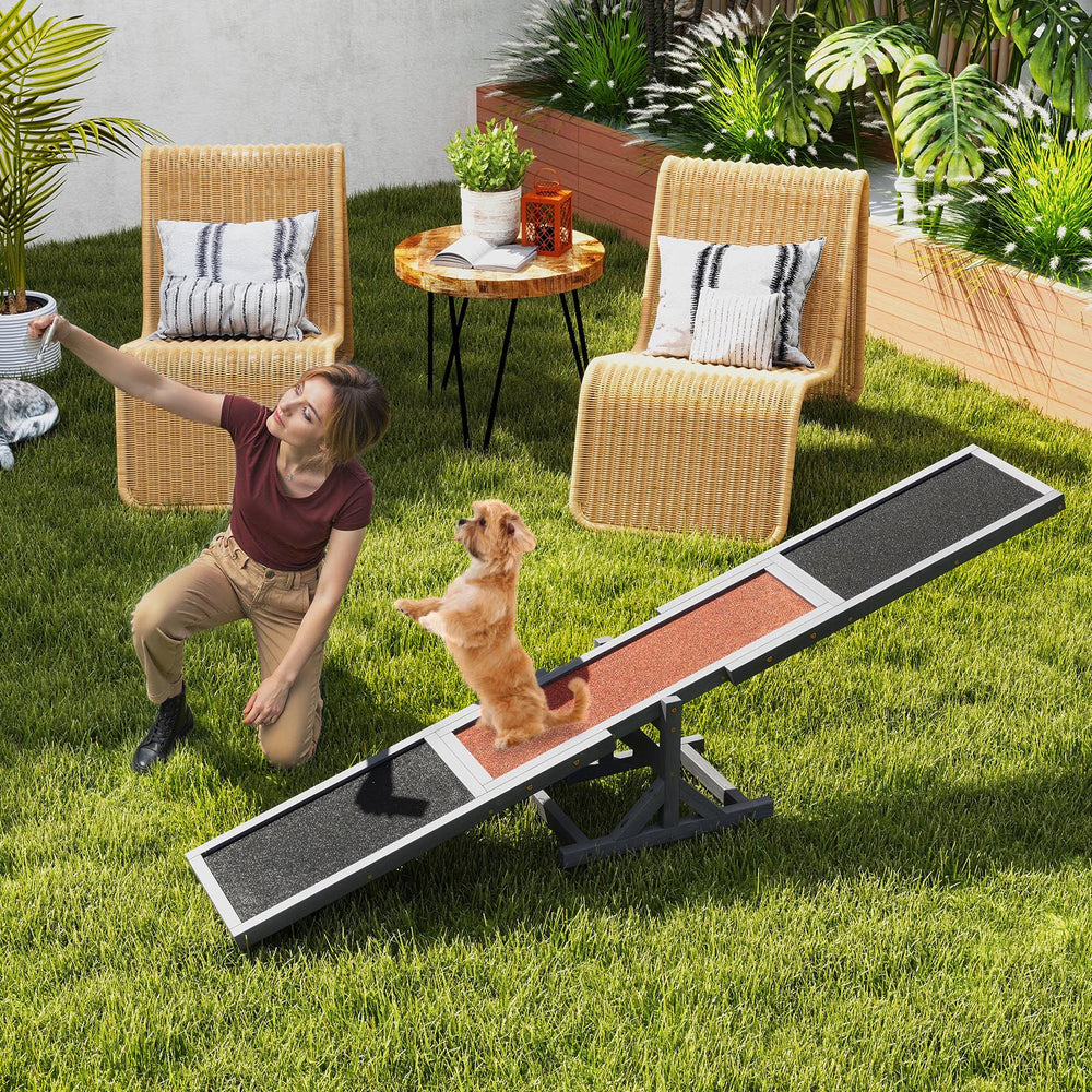 Wooden Dog Agility Seesaw Dog Outdoor Run Game Toy for Obstacle Courses - view 6