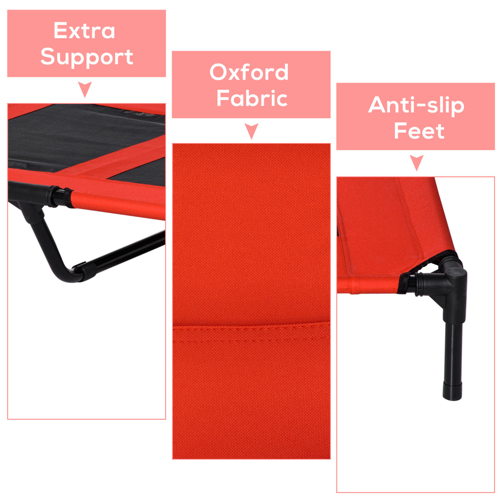 Elevated Dog Bed, Raised Dog Cot for XL Sized Dogs, Indoor & Outdoor, 36" x 30" - view 5