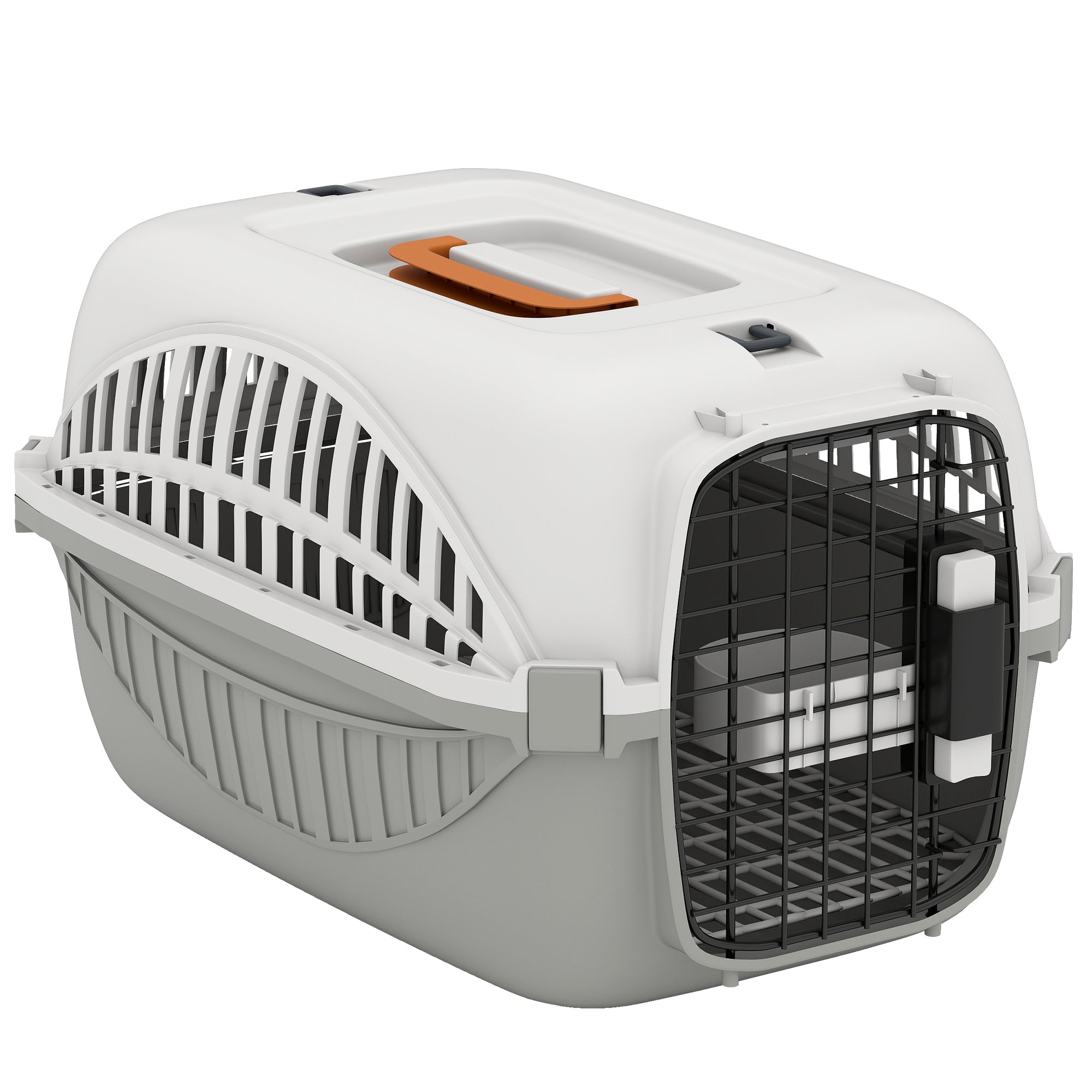 Airline Approved Pet Carrier for Mini Dogs and Cats with Steel Wire Door, Water