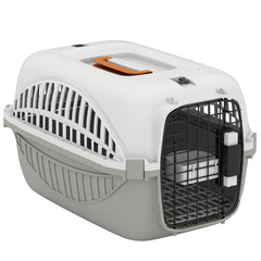 Airline Approved Pet Carrier for Mini Dogs and Cats with Steel Wire Door, Water