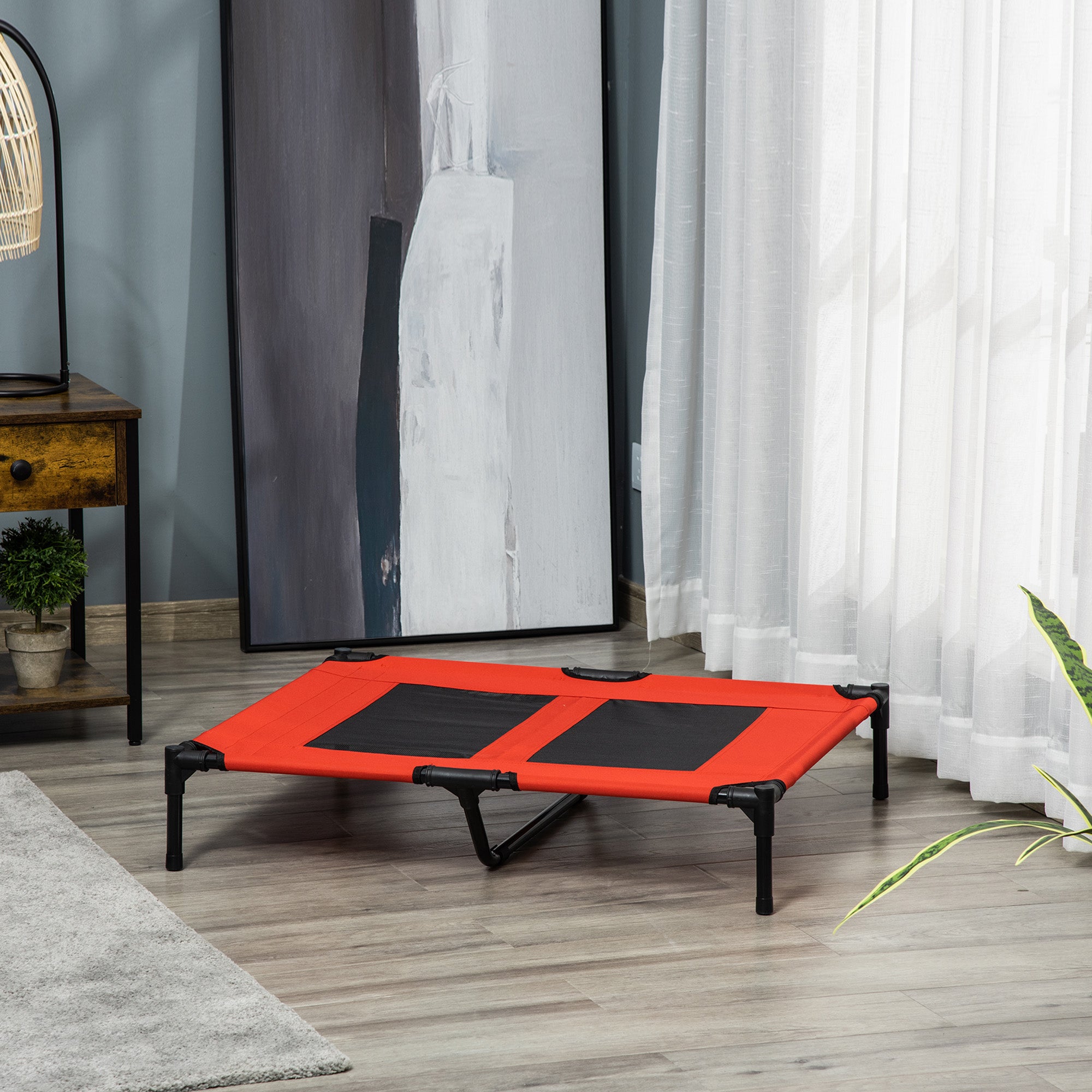 Elevated Dog Bed, Raised Dog Cot for XL Sized Dogs, Indoor & Outdoor, 36" x 30" - view 7
