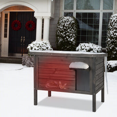 Outdoor Insulated Cat House with All-Round Foam Insulated for Winter - view 3