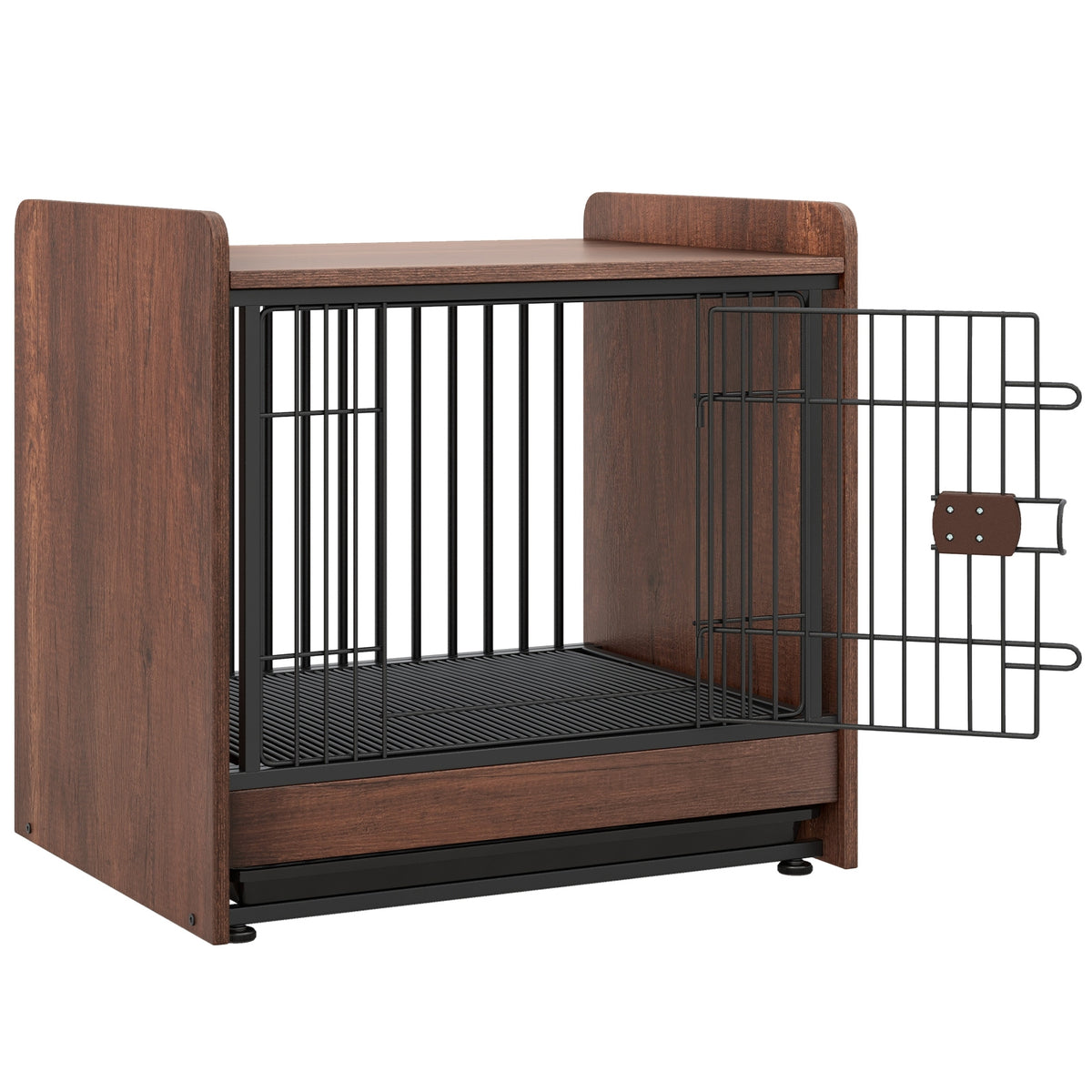 Dog Crate Indoor Dog Cage with Removable Tray and Lockable Door Dog Kennel