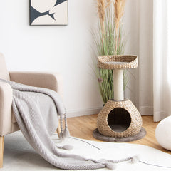 28 Inches Hand-Made Cat Tree Tower with Jump Platform - view 2