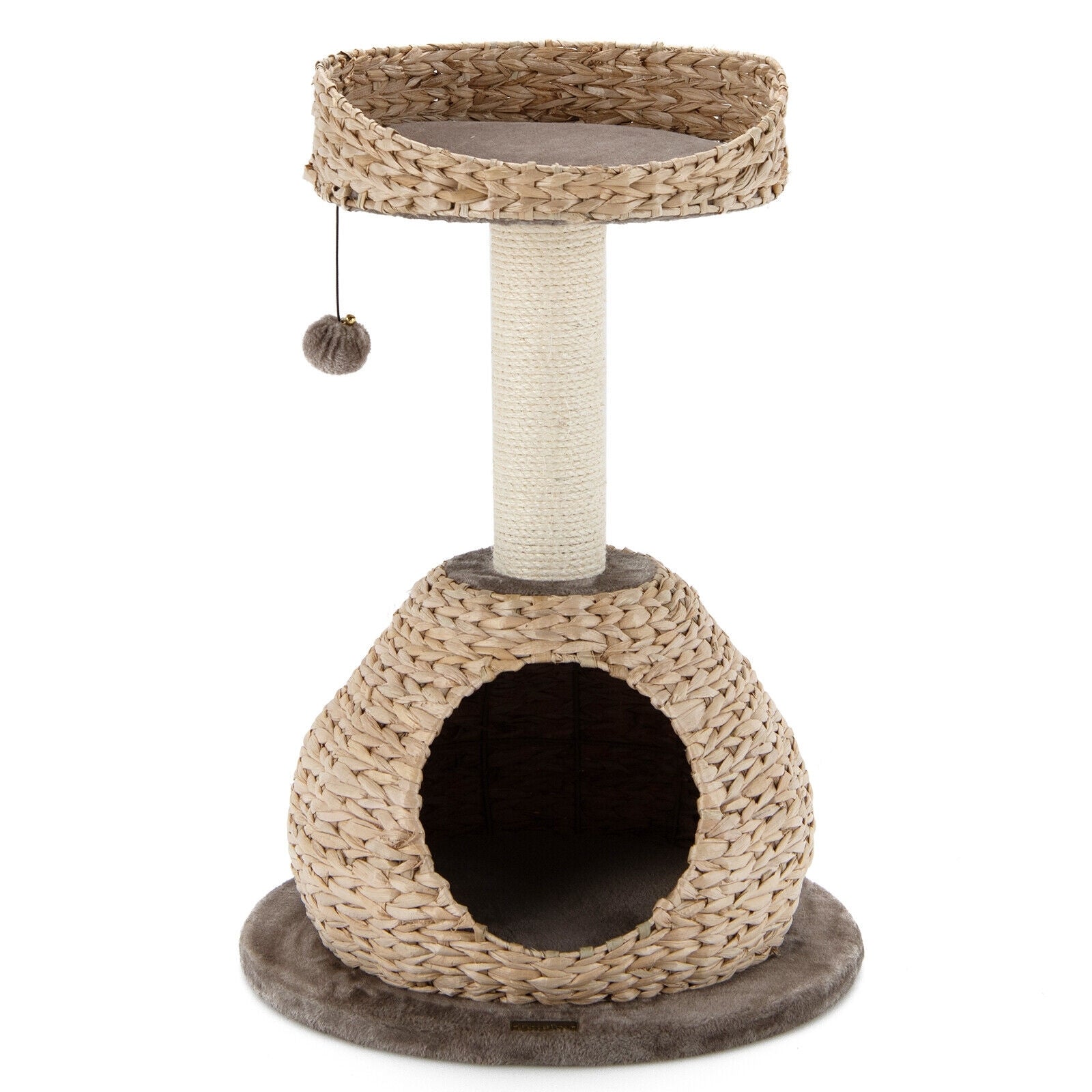 28 Inches Hand-Made Cat Tree Tower with Jump Platform - view 7