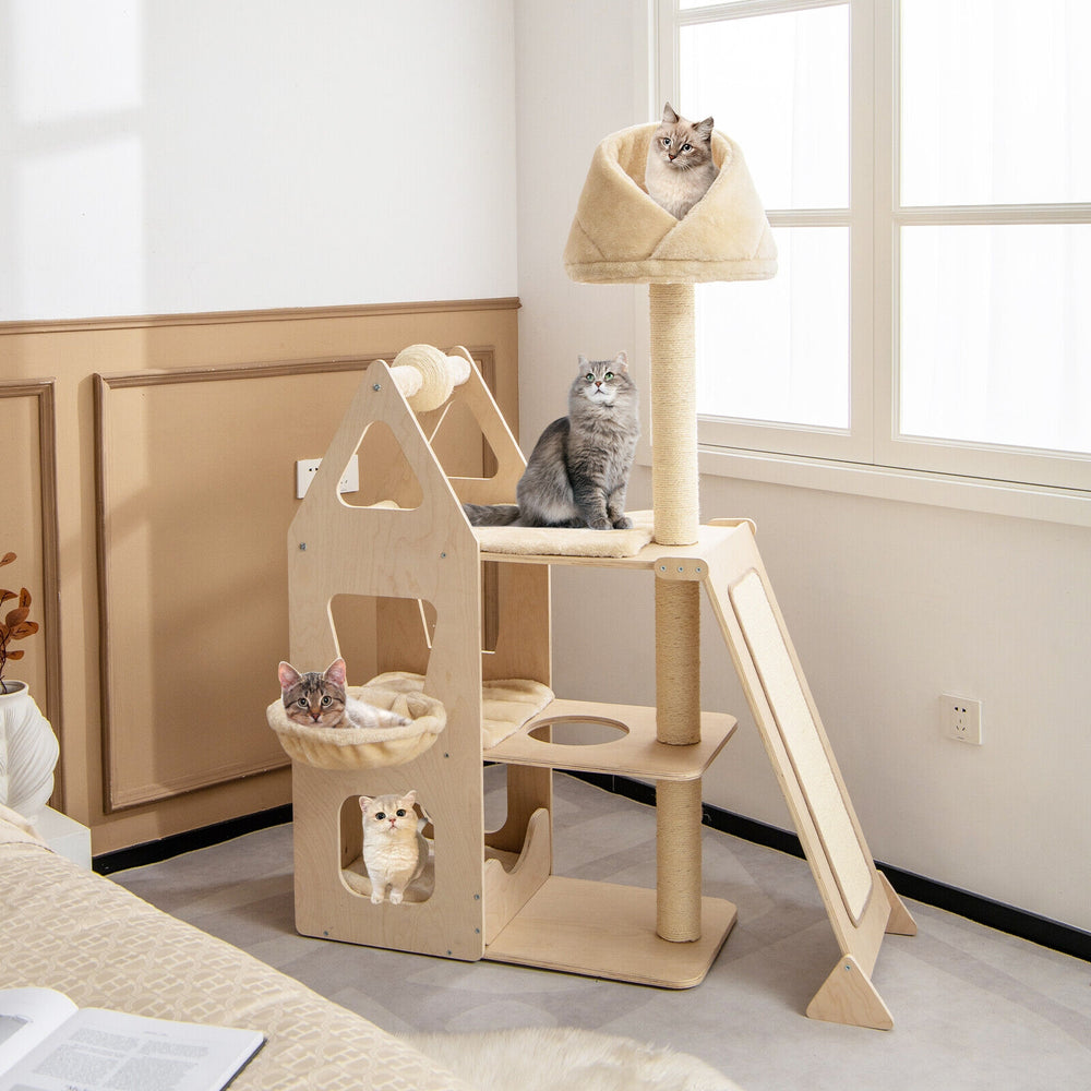 Multi-Level Cat Tree with Sisal Scratching Post - view 7