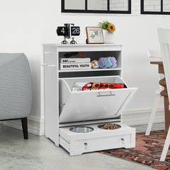 Pet Feeder Station with Stainless Steel Bowl - view 3