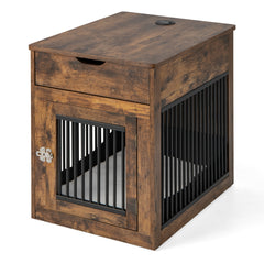 2-In-1 Dog House with Drawer and Wired Wireless Charging - view 4