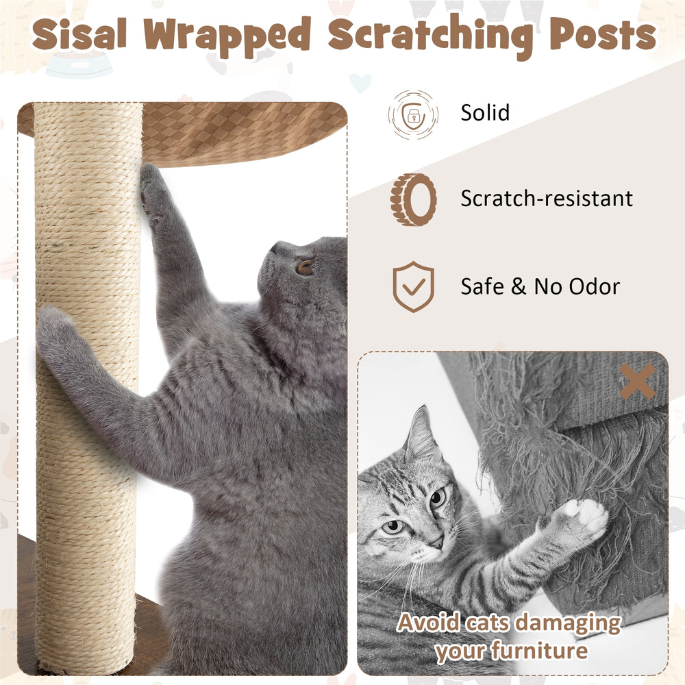 53 Inch Cat Tree with Condo and Swing Tunnel - view 8