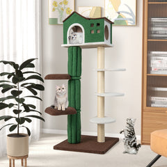 Multi-level Cat Tree with Condo and Anti-tipping Device - view 3