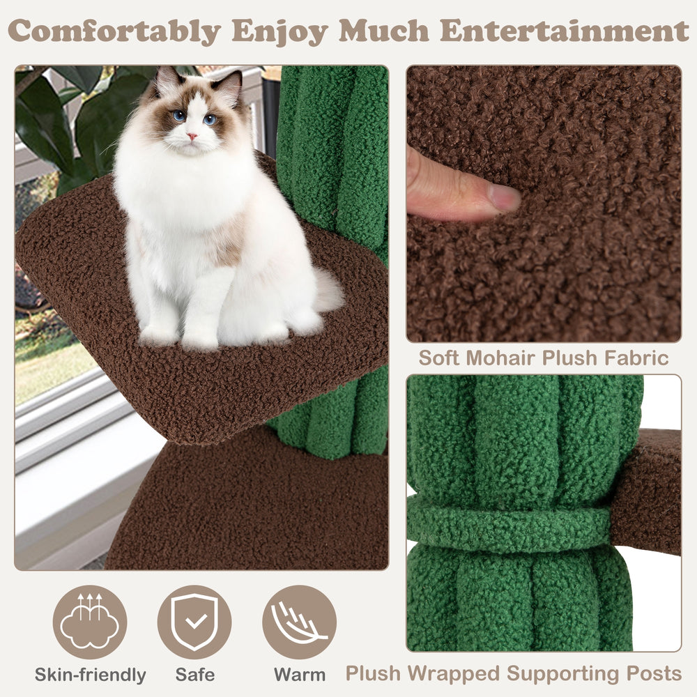 Multi-level Cat Tree with Condo and Anti-tipping Device - view 8