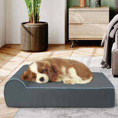 Orthopedic Dog Bed with Headrest and Removable Washable Cover - view 2