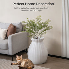 Smart Plant Cat Litter Box with Electronic Odor Removal and Sterilization Cat - view 3