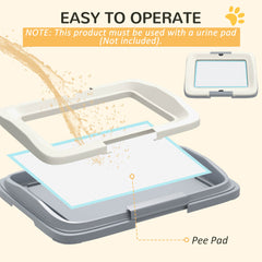 18" x 13" Pee Pad Holder, Dog Potty Tray for Indoor Outdoor, Easy to Clean Dog - view 3