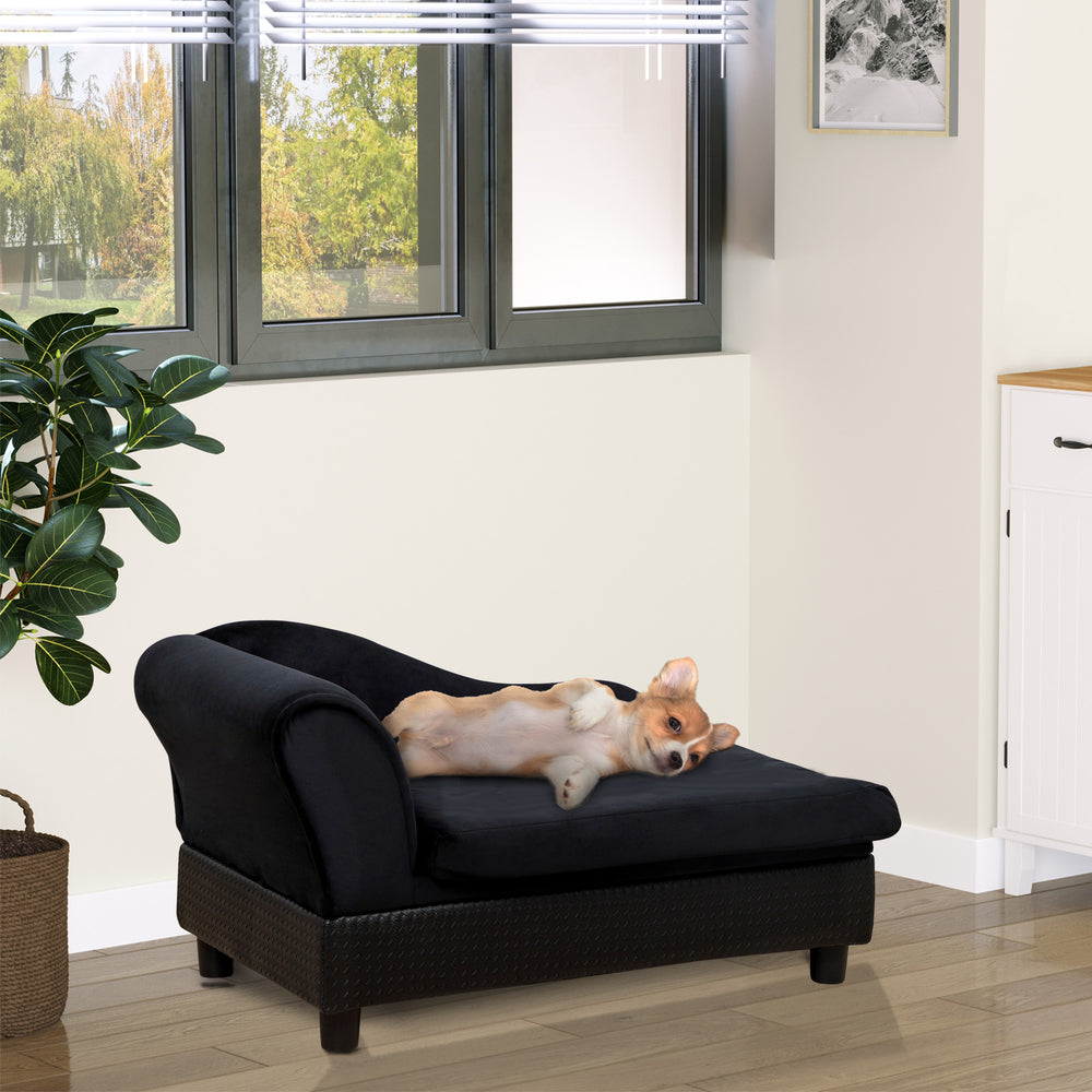 Pet Sofa Dog Couch Chaise Lounge Pet Bed with Storage Function Small Sized Dog - view 7