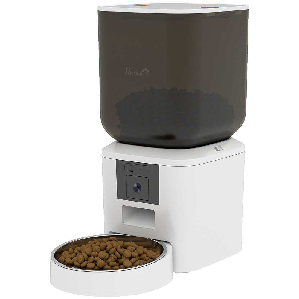 Automatic Cat Feeder with Camera, 2.4G WiFi, APP Control 8L Pet Feeder 1-10